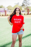 Gameday Tee-Red & White