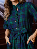 Kate Plaid Dress