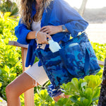 Navy Camo Carry Soft Cooler