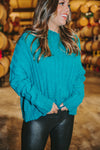 Sugar Sweater-Teal