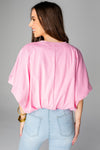 Pink PowderPuff Top