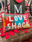 LOVE SHACK Patch Pillow