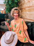 Cactus Sequin Tee