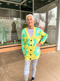 Bikini Bottom Sweater-Lime