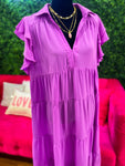 Curvy Classic Lavender Dress