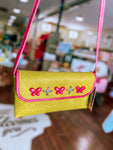 Envelope Yellow Crossbody