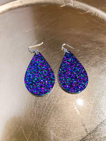 NYC Earrings-Purple