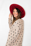 Spicy Red Felt Hat