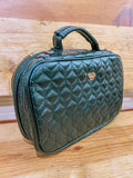 Black Quilted Travel Case