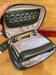 Black Quilted Travel Case