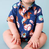 Baby Baseball Romper