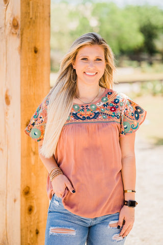 Fall Peachy Top-LC