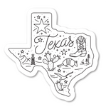 Around Texas Sticker