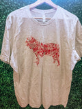 Airbrushed Bulldog Tee