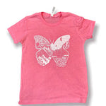 Youth Pink Butterfly Tee